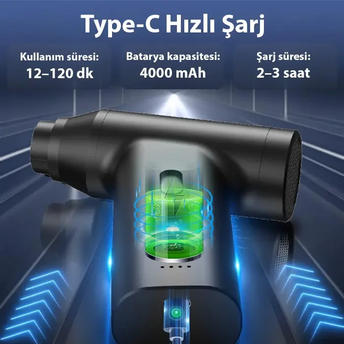 EZERE J02 Çift fonksiyonlu mini Araç süpürgesi &amp; Turbo Fan Hava üfleyici-1852