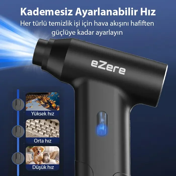 EZERE J02 Çift fonksiyonlu mini Araç süpürgesi &amp; Turbo Fan Hava üfleyici-1852
