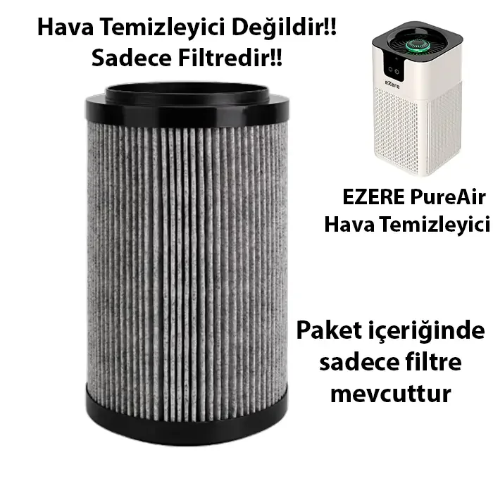 EZERE PureAir Akıllı Hava Temizleyici için Yedek Hepa Filtre-1852 Fiyatı, Yorumları ve Özellikleri