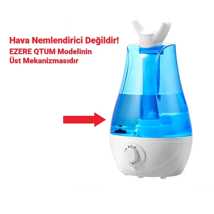 EZERE QTUM9 Çift Sprey Ultrasonik Hava Nemlendirici 3.5L Üst Su Haznesi-1852