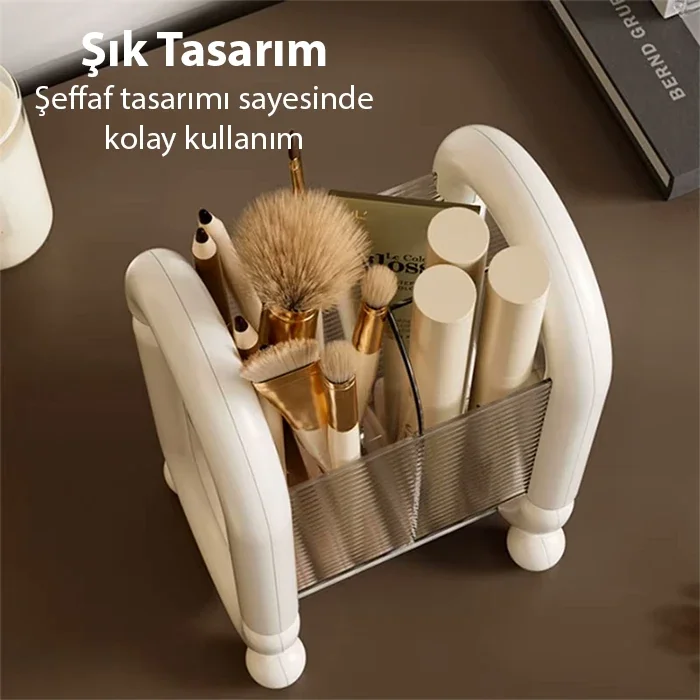 EZERE Şık Tasarım Kozmetik Eşya Makyaj Fırçası Düzenleme Kutusu Organizer-1852 EZERE Şık Tasarım Kozmetik Eşya Makyaj Fırçası Düzenleme Kutusu Organizer-1852 Fiyatı, Yorumları ve Özellikleri