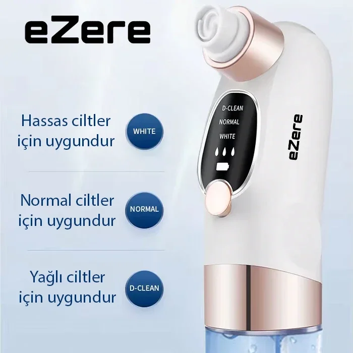 EZERE Su Hazneli Şarjlı Vakumlu Siyah Nokta Temizleme cihazı-1852 Fiyatı, Yorumları ve Özellikleri