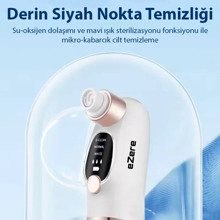 EZERE Su Hazneli Şarjlı Vakumlu Siyah Nokta Temizleme cihazı-1852 Fiyatı, Yorumları ve Özellikleri