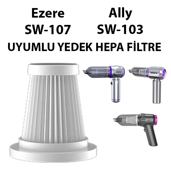 Ezere SW-107 ve Ally SW-103 ile Uyumlu Yedek Filtre-1852