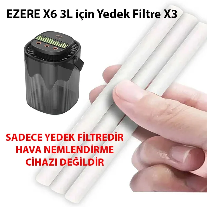 EZERE X6 3L için Yedek Filtre X3-1852