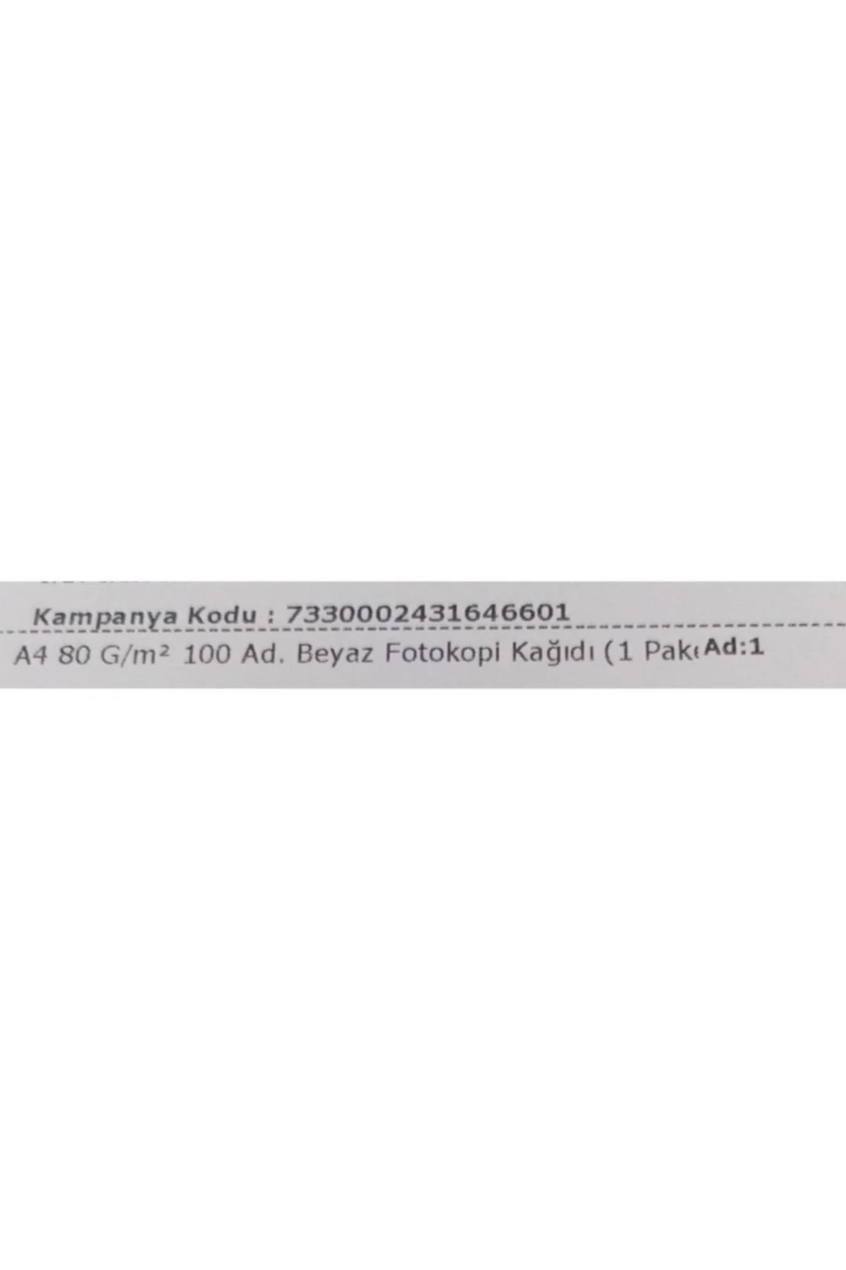 Ezg A4 Fotokopi Kağıdı 50'li Paket 80 gr
