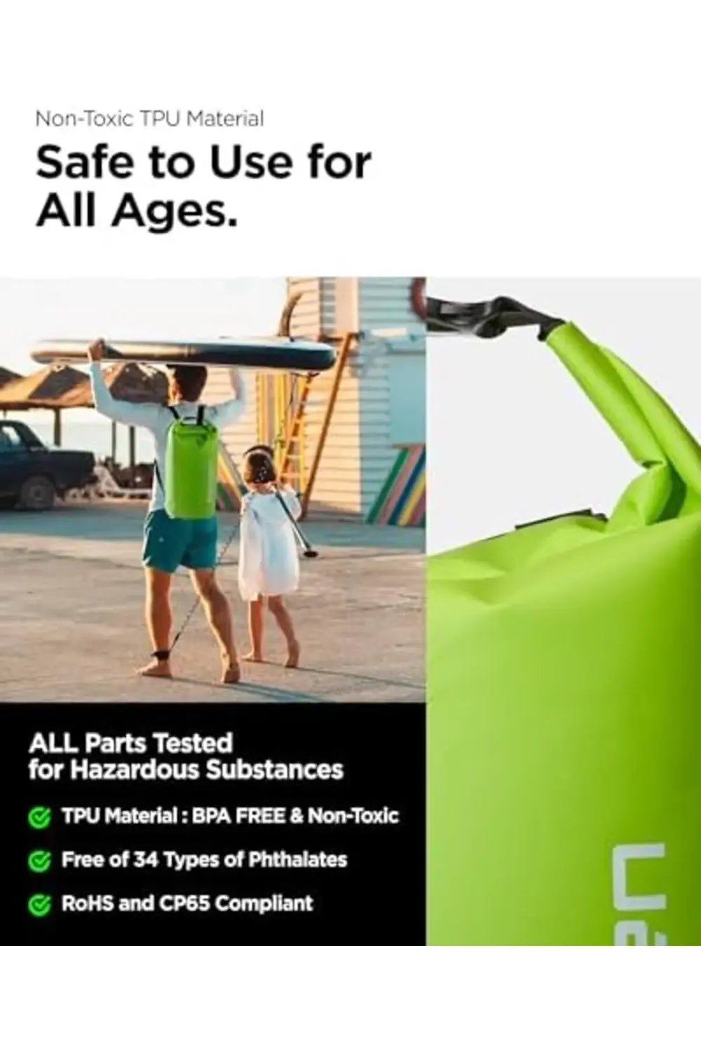 Ezg Aqua Shield WaterProof iPX6 Sertifikalı Su Geçirmez Sırt Çant