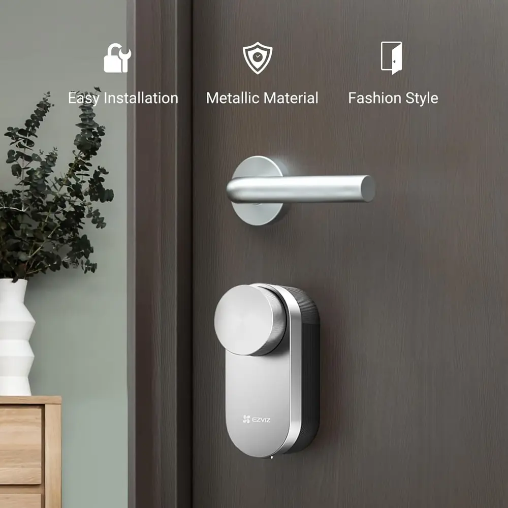 Ezviz DL01S/DL01CP Akıllı Kapı Kilidi, Anahtarsız Giriş, Otomatik