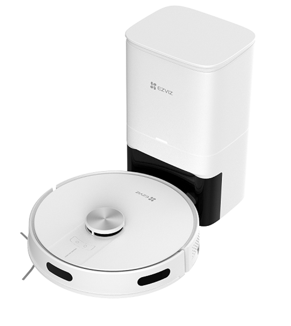 EZVIZ RE4 Plus Akıllı ve Paspaslı Robot Süpürge  Otomatik Çöp Boş