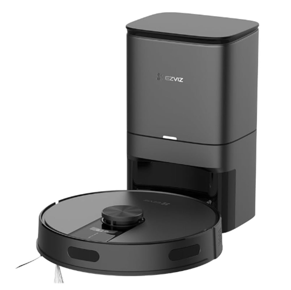 EZVIZ RE4 Plus Black Akıllı ve Paspaslı Robot Süpürge  Otomatik Ç