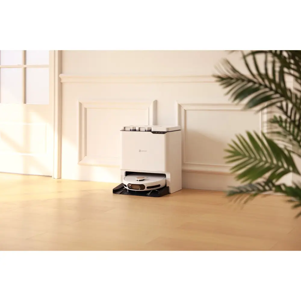 Ezviz RS20 Max Robot Süpürge, Hepsibirarada, Kendi Kendine Temizl