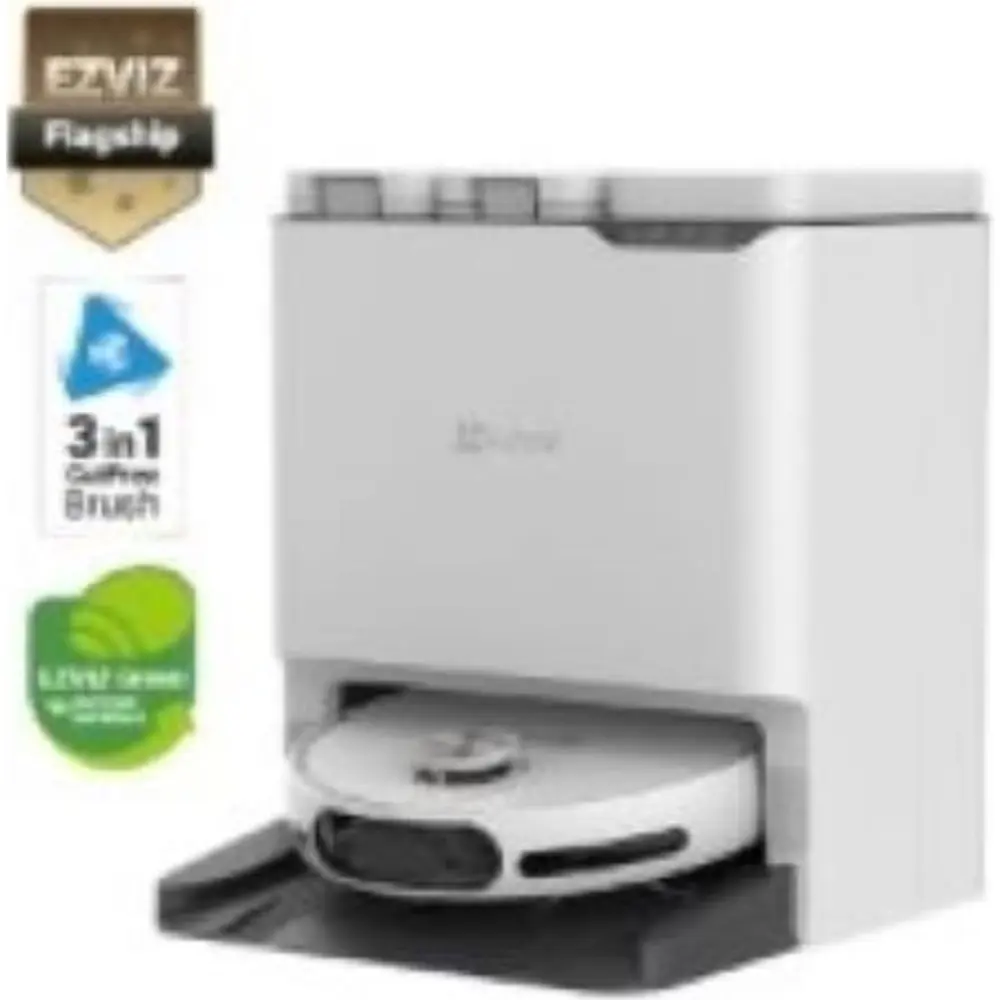 Ezviz RS20 Max Robot Süpürge, Hepsibirarada, Kendi Kendine Temizl