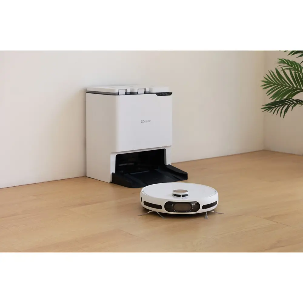 Ezviz RS20 Max Robot Süpürge, Hepsibirarada, Kendi Kendine Temizl