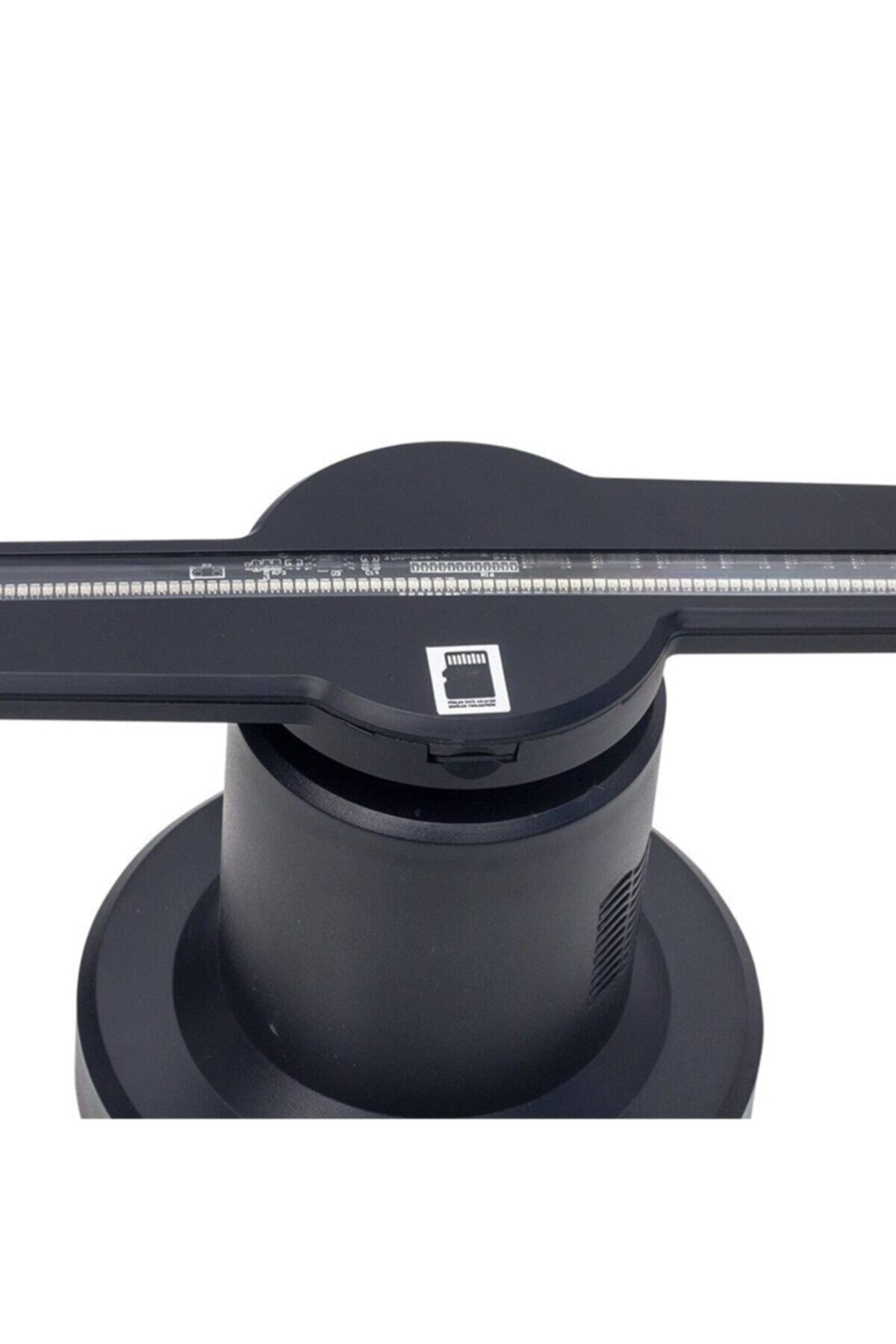 F-1 Smart 3d Hologram Fan 12 Volt-170 Görüş Açısı 430mmx430mmx 39