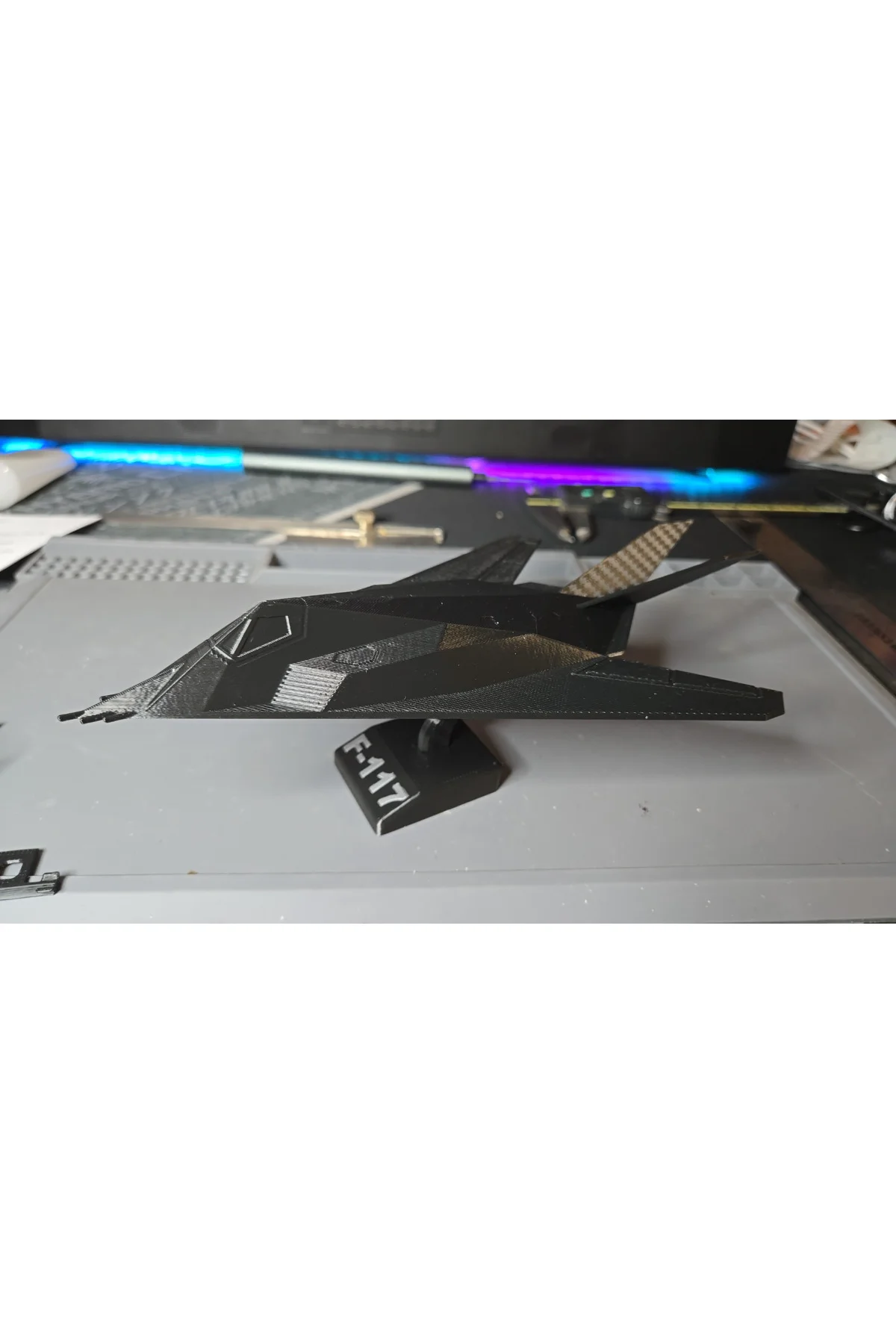 F-117 Nighthawk Kit Kart – Print-in-Place Bomb Bay Kapılı F-117 Nighthawk Kit Kart – Print-in-Place Bomb Bay Kapılı - Görsel 6