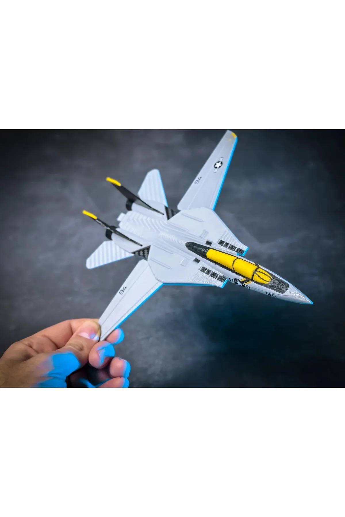 F-14 Kit kart uçak maketi - Görsel 3