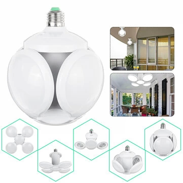 F-1997 Led Futbol Ufo Ampul E27 28w 360 Derece Katlanır Lamba Ac
