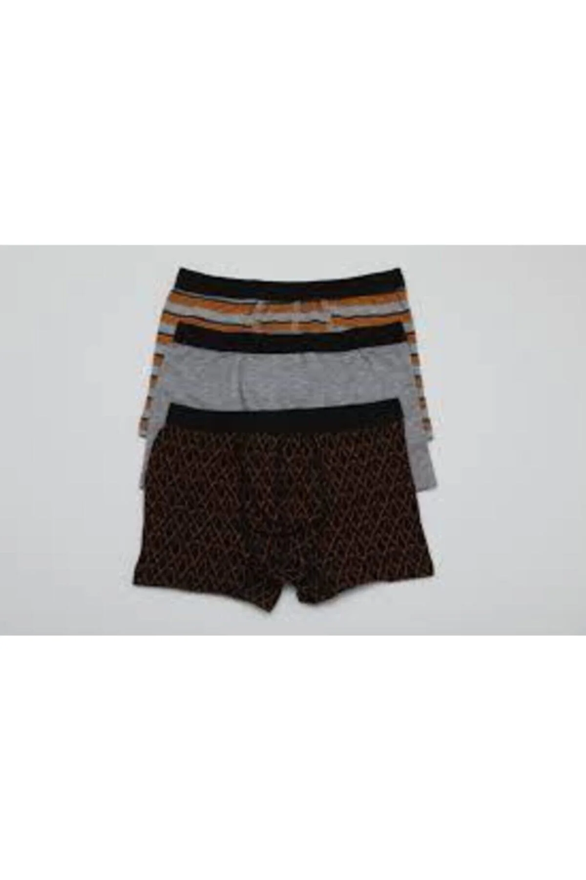 F-3720 Pamuklu Erkek Çocuk 3'lü Boxer