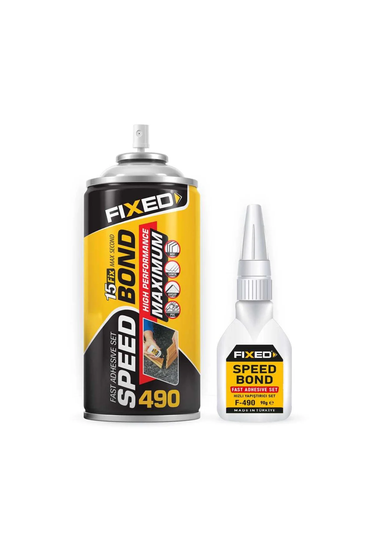 F-490 Hızlı Yapıştırıcı Seti 90gr