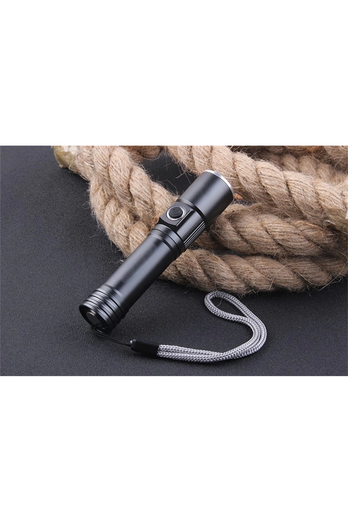 Ynt İthalat F-90 Aluminyum Kaplama Mıknatıslı Şarjlı El Feneri