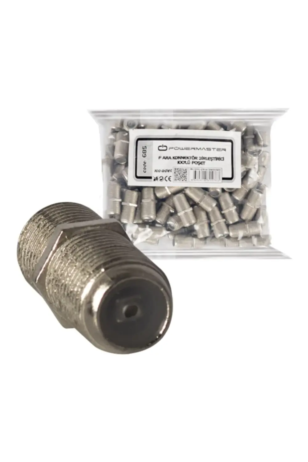 F Ara Konnektör Birleştirici 100' Lü