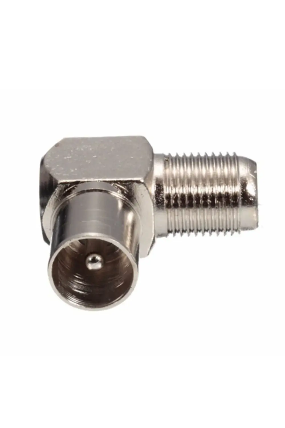 F Dişi - Tv Anten Erkek Çevirici "l" Tipi Fiş - 5 Adet