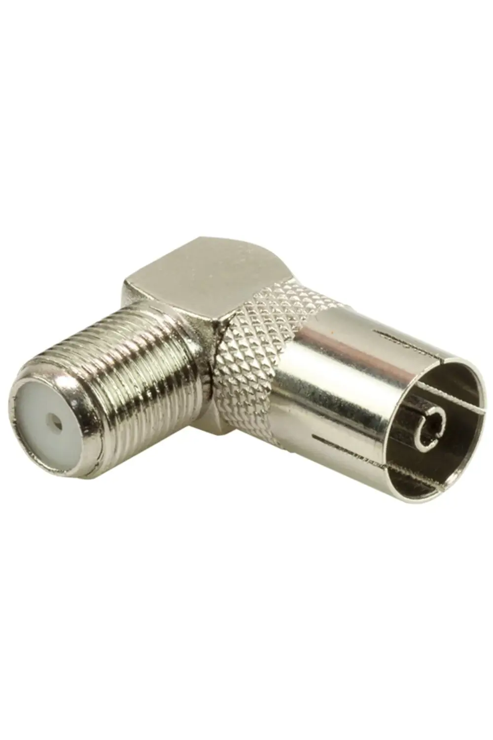 F Konnektör Dişi / 60 Ohm Dişi L Tip Çevirici