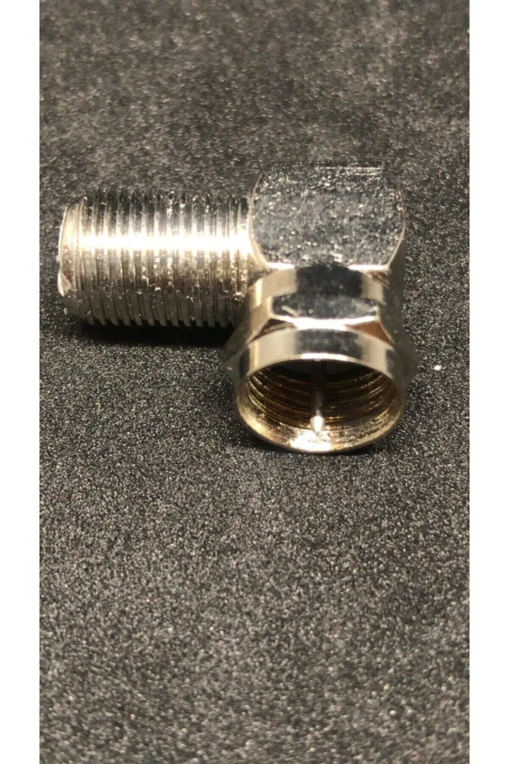 F Konnektör Dişi - Erkek Ara 90 Derece 5 Adet