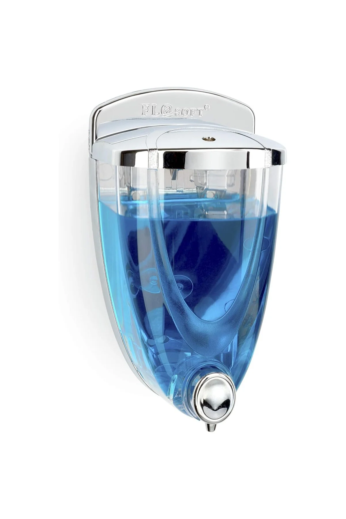 F016 Flosoft Sıvı Sabunluk, 650 Ml, Krom
