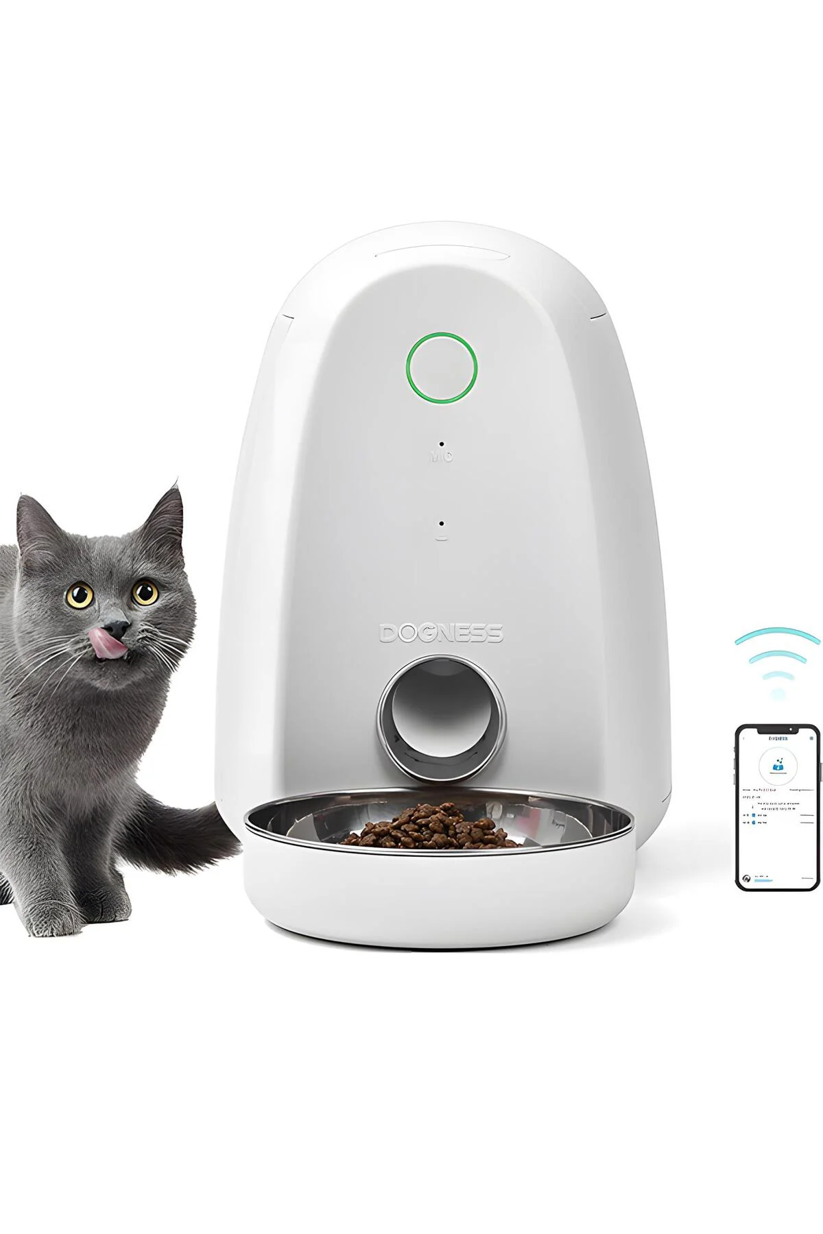 F05-M Akıllı Mini Mama Kabı Wifi Bağlantılı 2Lt