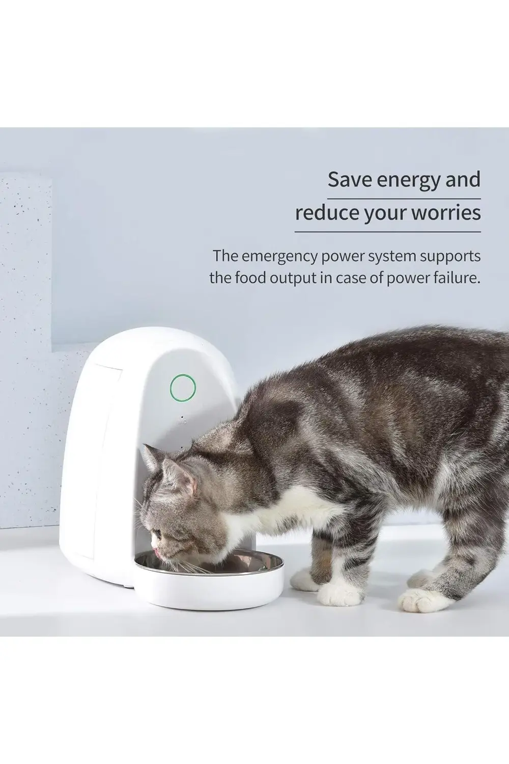 F05-M Otomatik Mama Kabı - Uygulama Kontrollü, 2 Litre