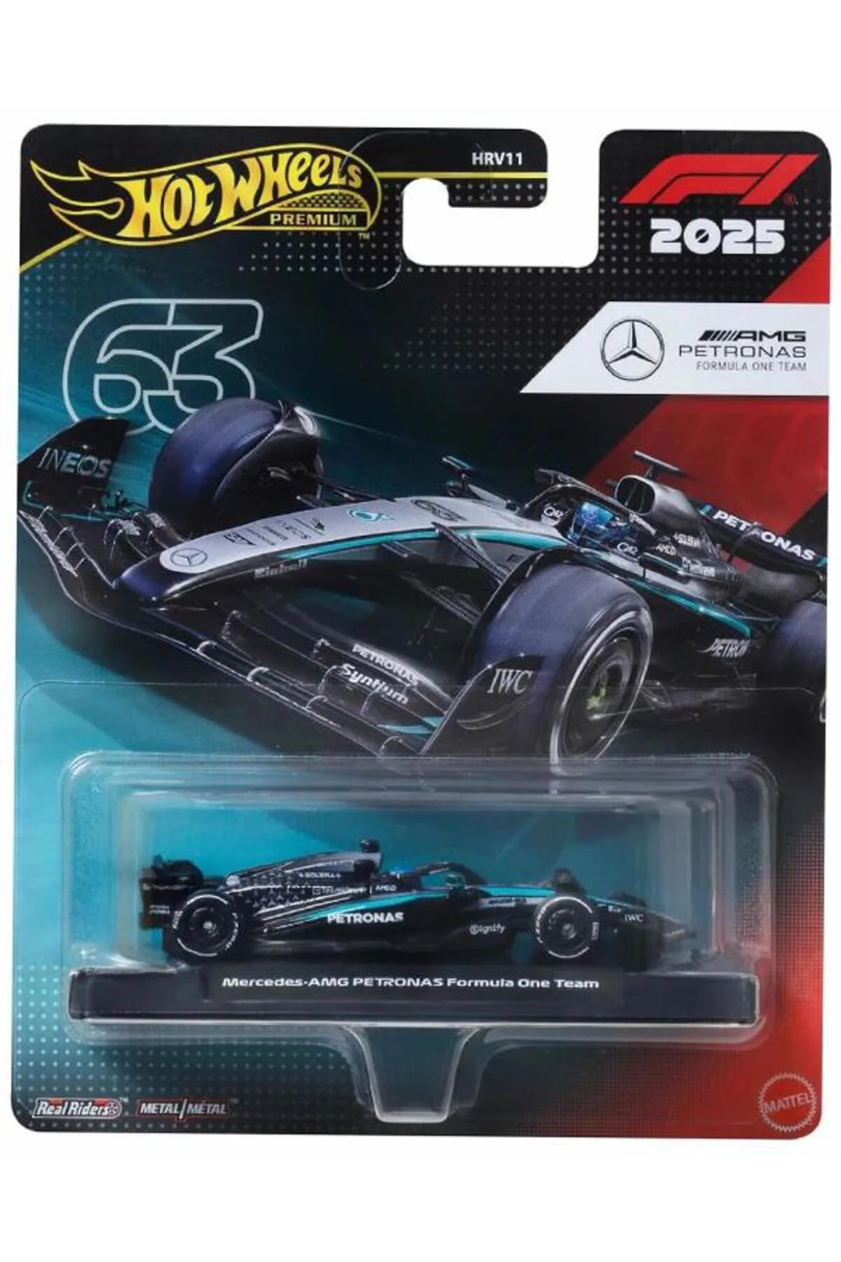 F1 Mercedes Russell 1:64 ölçekli, JKD80