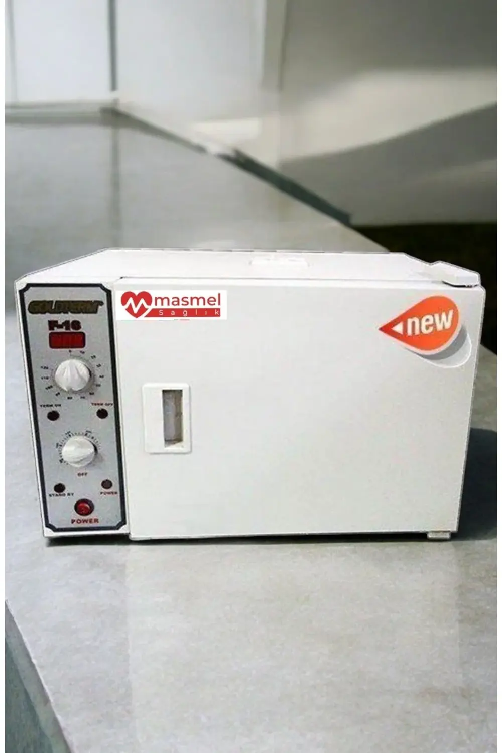 F16 Sterilizatör Kuru Hava 16 Litre Dijital Göstergeli