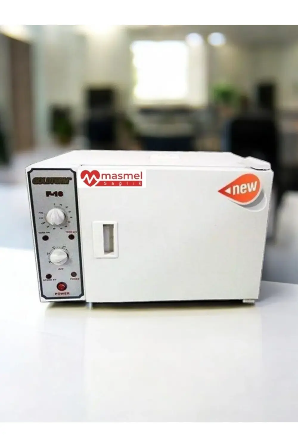 F16 Sterilizatör Kuru Hava 16 Litre Manuel Göstergeli