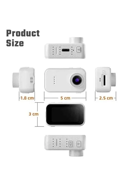 F2 Mini Parmak Kamerası – 2K 1080p, 130° Geniş Açı, IPS Ekranlı 25g Taşınabilir Cep Kamerası Fiyatı, Yorumları ve Özellikleri