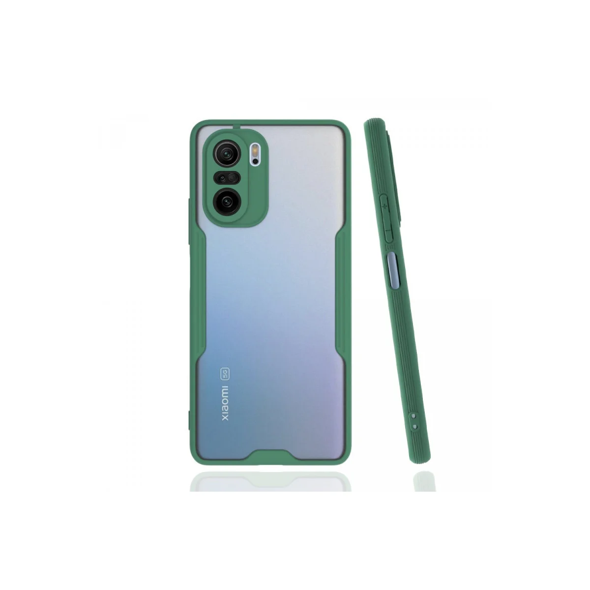 F3 Kılıf Platin Silikon Yeşil - Premium Cep Telefonu Kılıfı