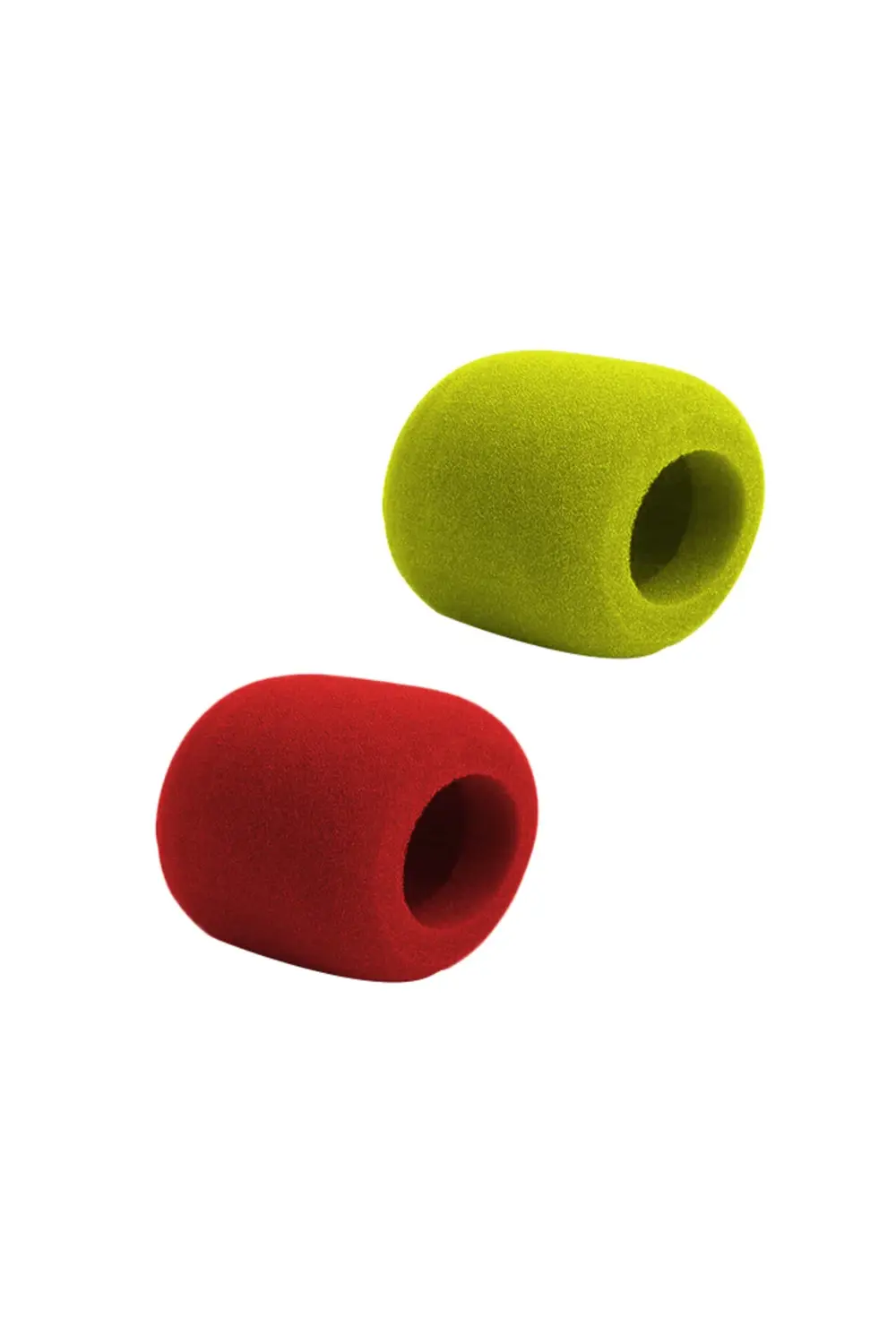 f37 shopzum mikrofon süngeri 2 renk (2li paket fiyati)(sari-kirmi