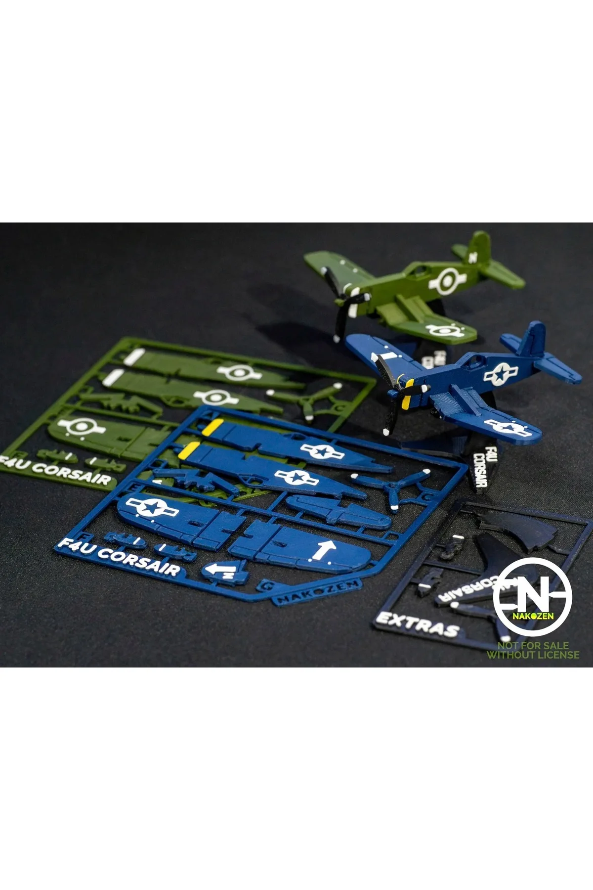 F4U uçak kit kart - Görsel 3