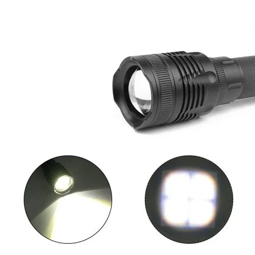 F6055 Şarjlı Zoom'lu El Feneri – 500m Mesafe, T6 Cree LED, Darbe Dayanıklı Fiyatı, Yorumları ve Özellikleri