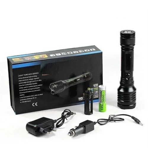 F6055 Şarjlı Zoom'lu El Feneri – 500m Mesafe, T6 Cree LED, Darbe Dayanıklı Fiyatı, Yorumları ve Özellikleri