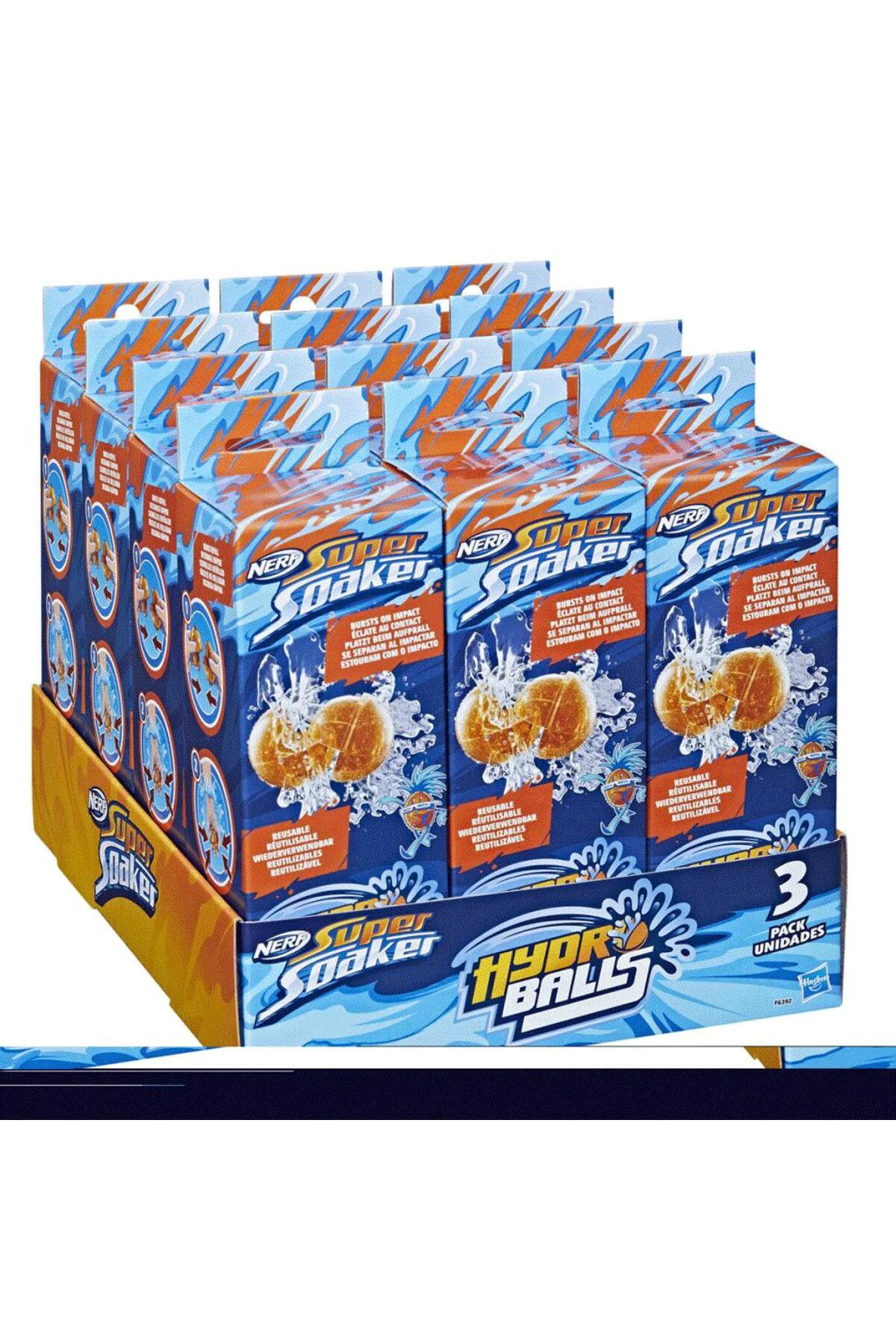 F6392 Nerf Super Soaker Hydro Balls 3lü +6 yaş