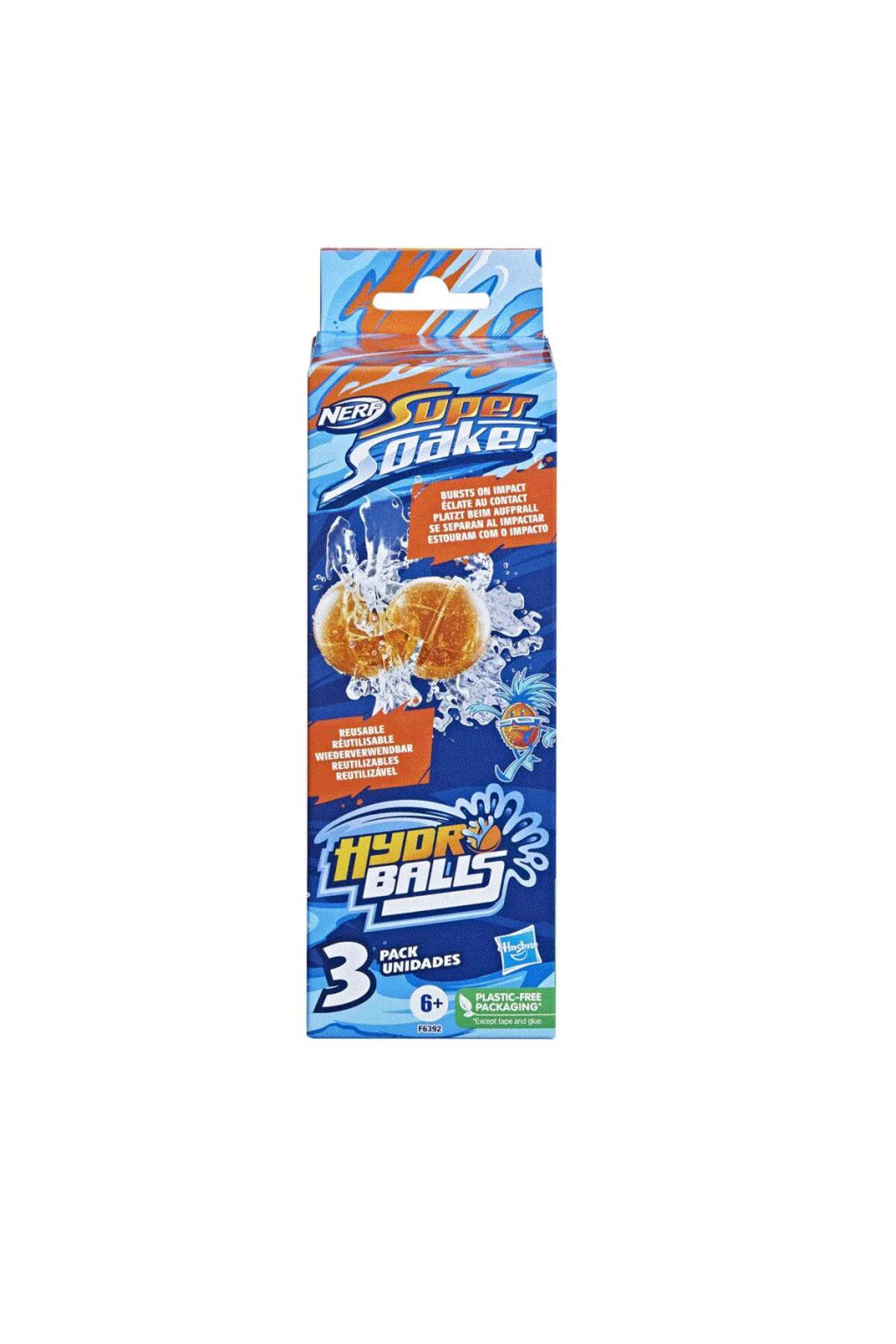 F6392 Nerf Super Soaker Hydro Balls 3lü +6 yaş