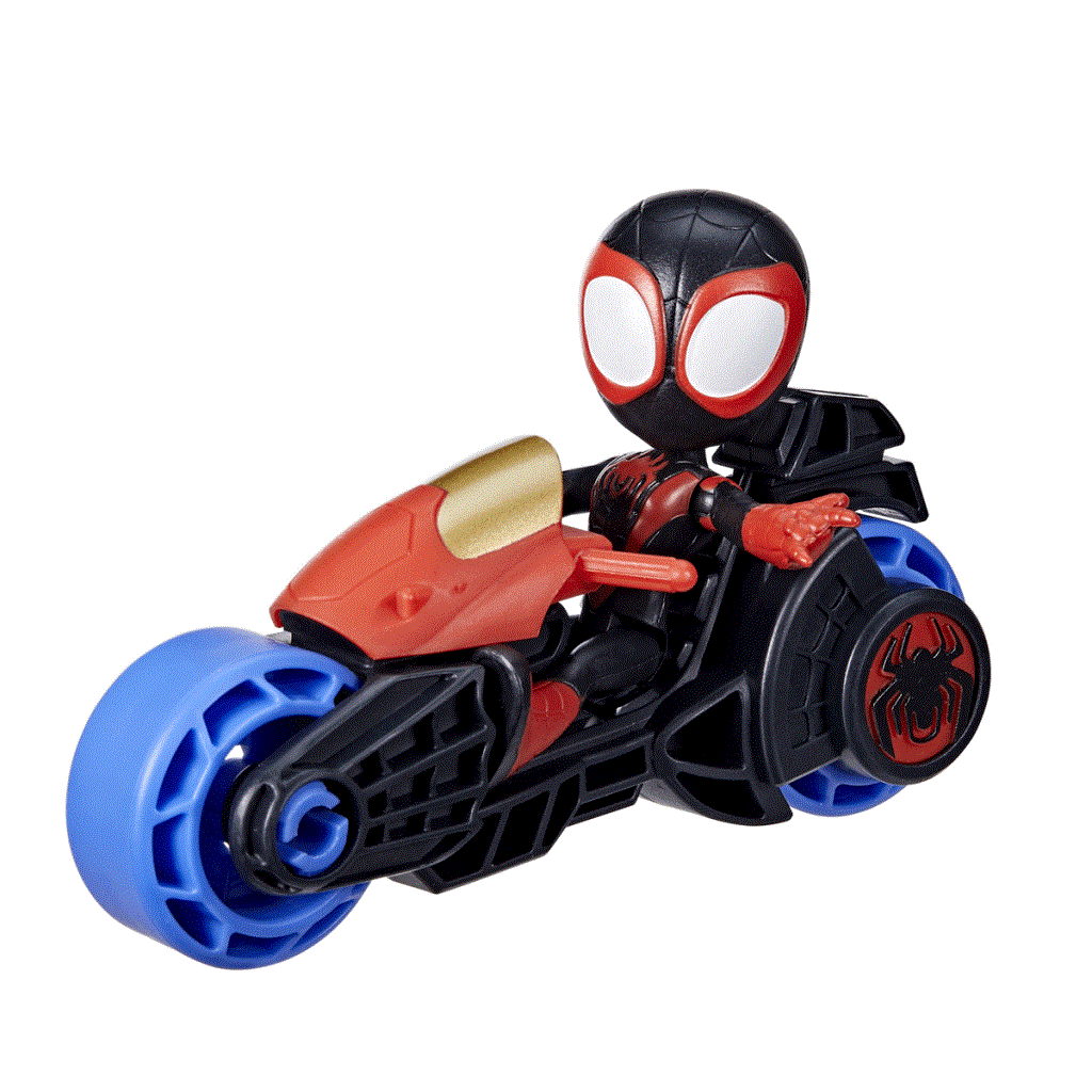 F6777 Spidey ve İnanılmaz Arkadaşları - Motorsiklet ve Figür +3 y
