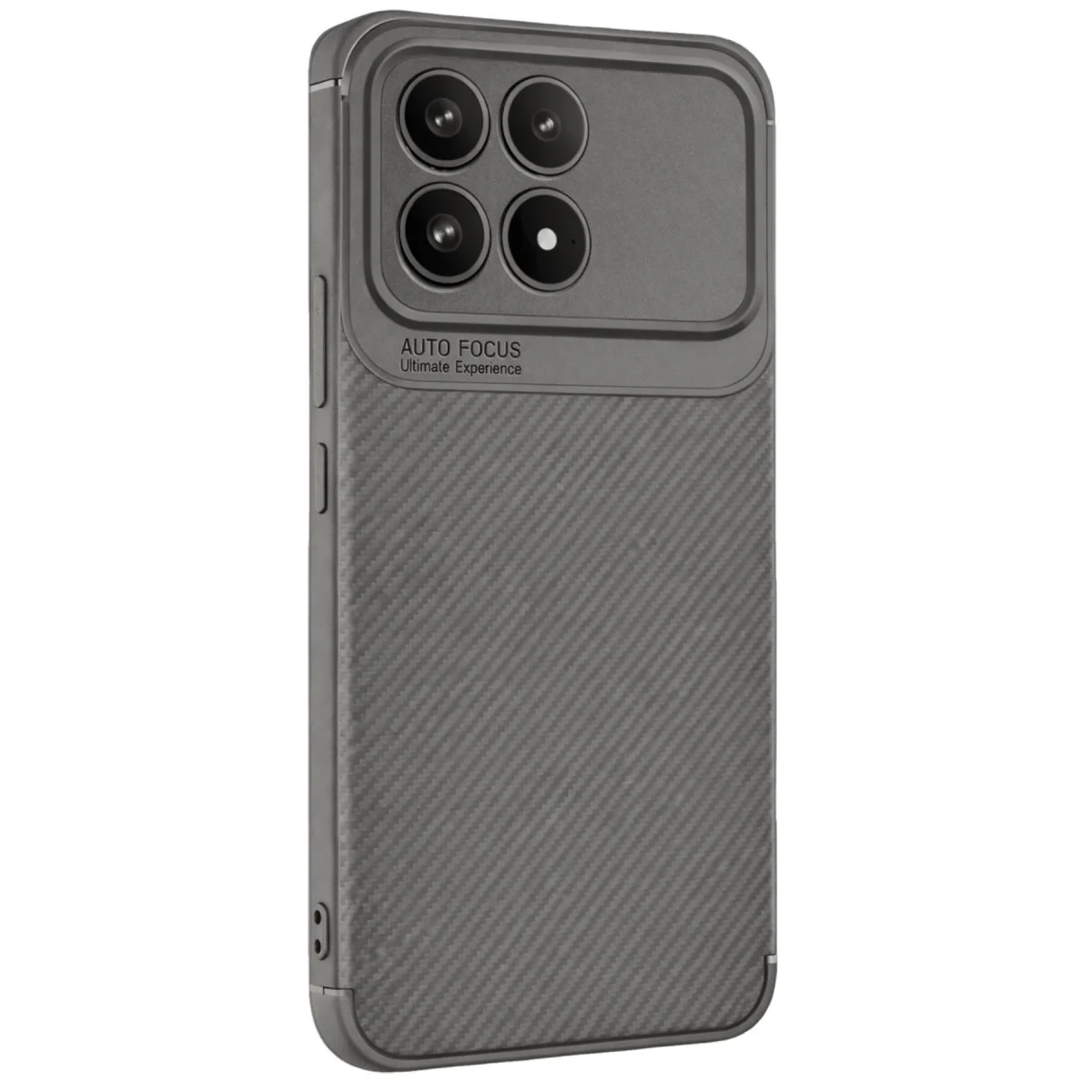 F8 Pro Auto Focus Karbon Kapak Gri - Maksimum Koruma ve Pürüzsüz Dokunmatik Deneyim