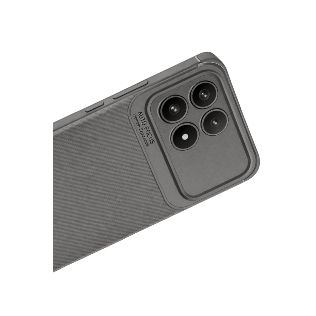 F8 Pro Auto Focus Karbon Kapak Gri - Maksimum Koruma ve Pürüzsüz Dokunmatik Deneyim