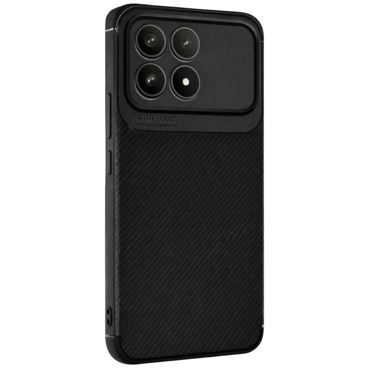 F8 Pro Auto Focus Karbon Kapak Siyah - Maksimum Darbe Koruması ve Pürüzsüz Dokusu