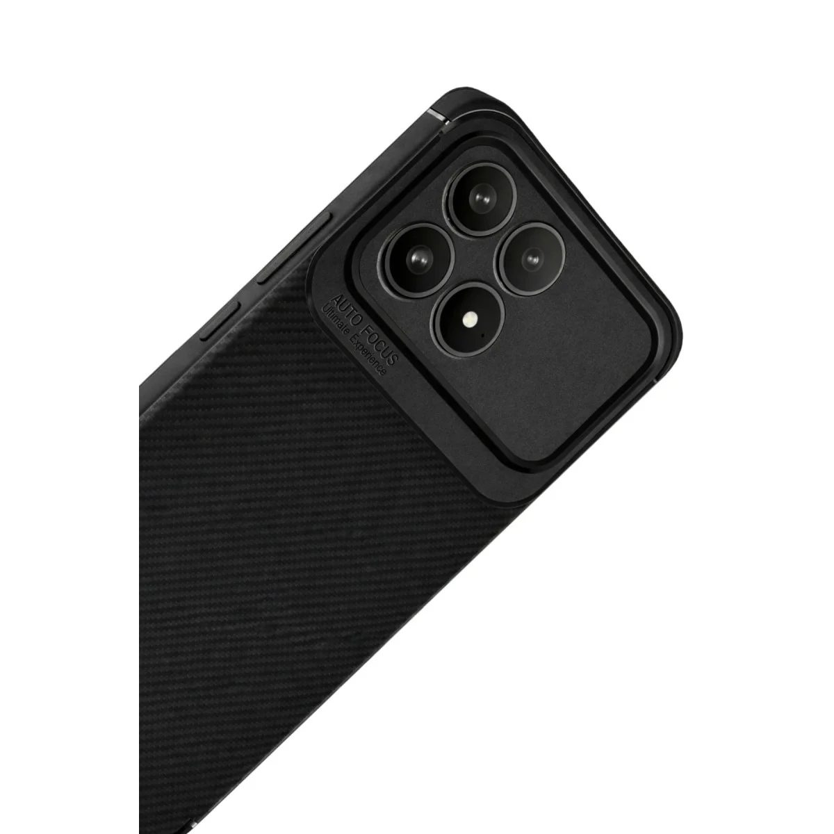 F8 Pro Auto Focus Karbon Kapak Siyah - Maksimum Darbe Koruması ve Pürüzsüz Dokusu
