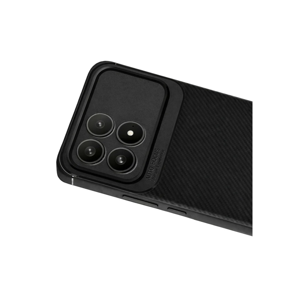F8 Pro Auto Focus Karbon Kapak Siyah - Maksimum Darbe Koruması ve Pürüzsüz Dokusu