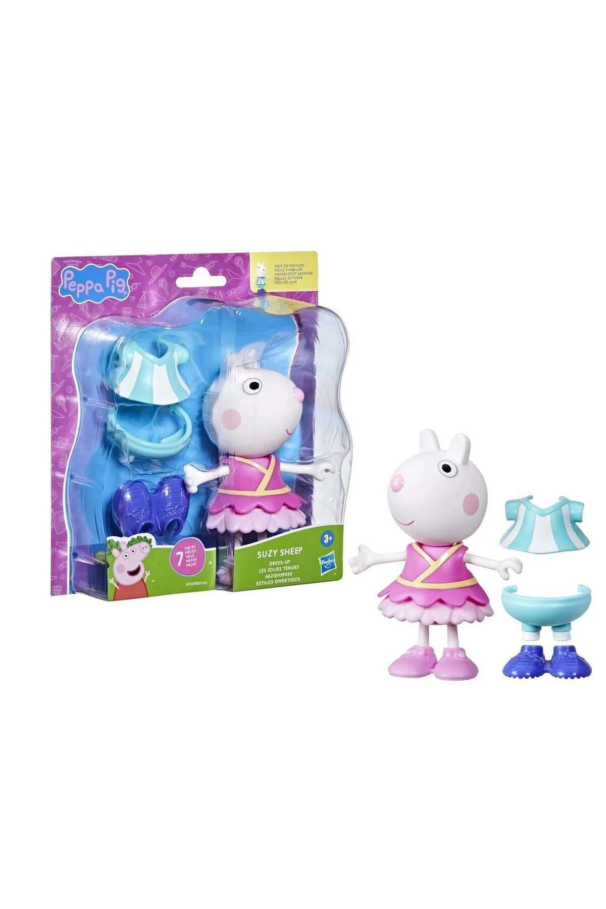 F8859 Peppa Pig Ve Ailesi Kıyafetli Figür Seti +3 Yaş