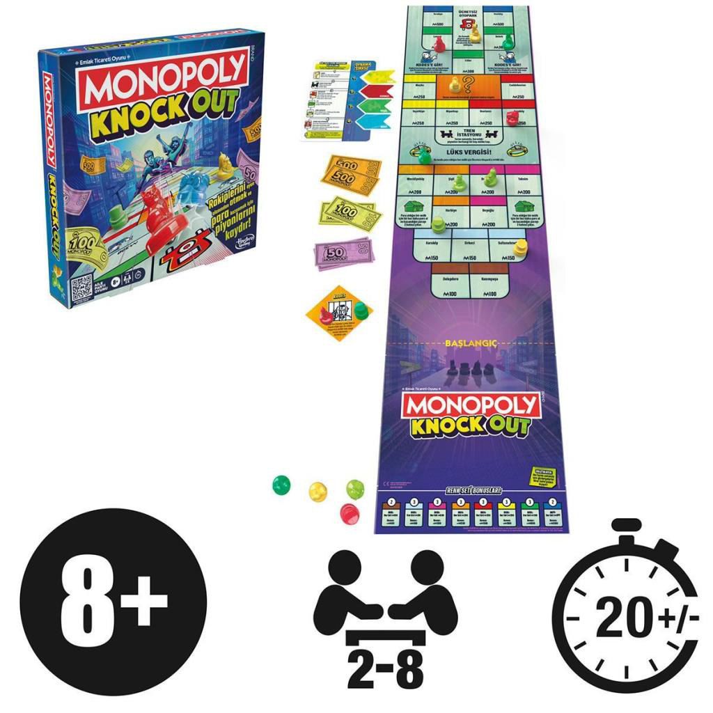 F8995 Monopoly Knockout F8995 Monopoly Knockout